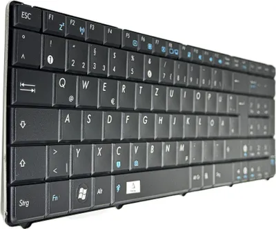 Produktbild von DEUTSCHE - Schwarz Tastatur Keyboard version 2 kompatibel für ASUS N50Q, N50TP, N50VM