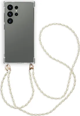 Immagine prodotto di Catenina per cellulare imoshion con perline + cinturino da polso Samsung Galaxy S24 Ultra - Trasparente