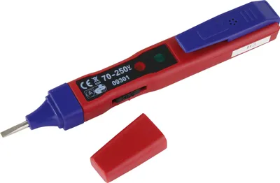 Produktbild von REV Spannungsprüfer 7,60cm (3") 1 rt-bl Spannungsprüfer LED (0037303102)
