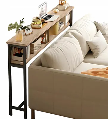 Produktbild von Konsolentisch in Sonoma-Eiche - Schmaler Flurtisch - Sofa-Beistelltisch - 80 cm