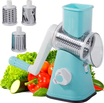Produktbild von Multifunktionale 3-in-1-Obst- und Gemüsereibe und -hobel