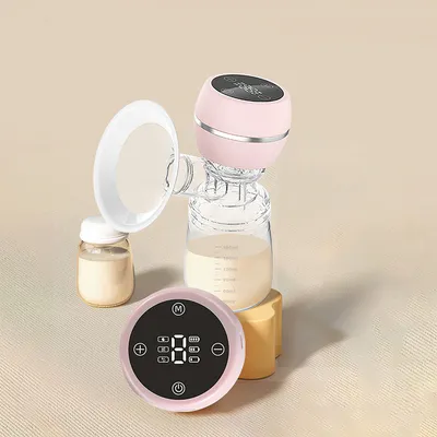 Produktbild von Elektrische Milchpumpe, schmerzfrei, mit LCD-Display und Speicherfunktion, 3 Modi und 9 Einstellstufen