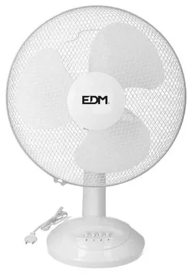 Obrázok produktu pre Stolný ventilátor biely Príkon: 35W Lopatka: ø30x48cm edm