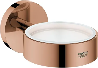 Produktbild von GROHE Halter Essentials 40369_1, für Glas, Seifenschale, Seifenspender, warm sunset