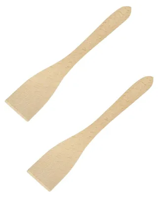 Image de Set de 2 ustensiles de cuisine spatule en bois et spatule Fackelmann Boisselerie