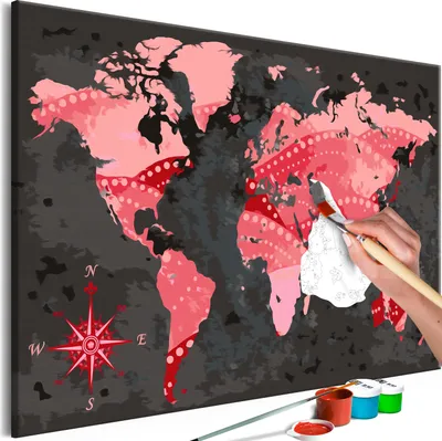 Immagine prodotto di Tessuto non tessuto Painting by Numbers - World of Cinematography 60x40 cm Carte n-A-0554-e-a