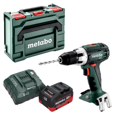 Obrázok produktu pre Akumulátorový vŕtací skrutkovač Metabo BS 18 LT 18 V 60 Nm + 1x LiHD akumulátor 5,5 Ah + nabíjačka + metaBOX