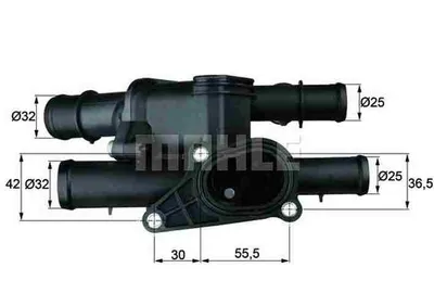 Image de Thermostat Mahle pour Audi Skoda VW