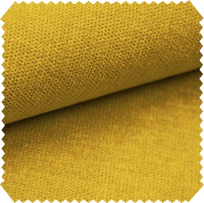Produktbild von novely® RICKERT - Samtweicher Velours Polsterstoff mit feiner Textur - Robuster Möbelstoff - Pflegeleichte Meterware 1lfm - Farbe: 10 Senfgelb