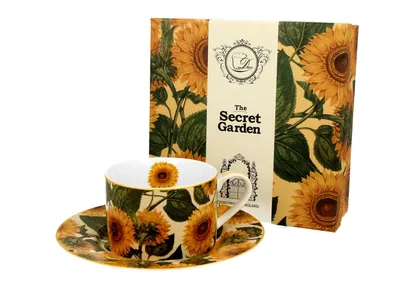 Produktbild von Tasse und Untertasse "Sonnenblume", ca. 240 ml