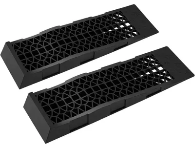 Image de Rampes de chargement pour voitures, lot de 2 - Plastique - Rampes de chargement - Rampes pour trottoirs - 70 x 19,5 x 8 cm