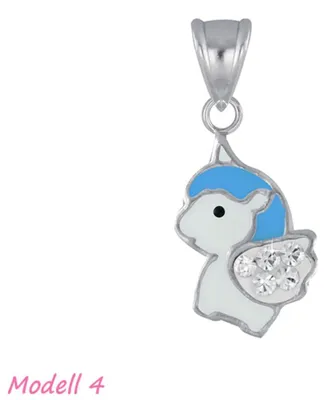 Produktbild von Einhorn Kette Silber 925: Kinderschmuck Anhänger Modell 4 ohne Kette
