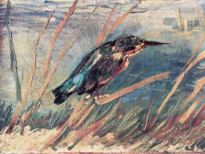 Obrázek produktu pro Vincent Van Gogh Kunstdruck Bild - Der Eisvogel, 1886 (60 x 80 cm)