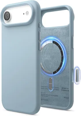 Produktbild von Elago MagSafe Silikonhülle für iPhone 17 Air Himmelblau