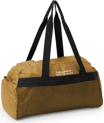 Produktbild von Hauptstadtkoffer Reisetasche Harvest Gold, 19L, ultraleicht 125g, faltbar (gefaltet 9x10x6 cm), Ryanair/EasyJet Handgepäck (40x20x25 cm) & Unter-Sitz-Gepäck, Maße entfaltet 40x23x19 cm, reißfest, wasserabweisend, strapazierfähig, verstärkte Nähte, hochwertige Reißverschlüsse, Netz-Außentasche, für Damen & Herren, 420D RipStop-Polyester