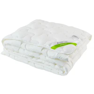 Produktbild von Bettdecke, Sommerbettdecke 135x200 BAMBOO Senna Home, natur, antiallergisch, aus Bambus, weiß