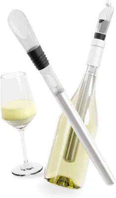 Produktbild von Edelstahl Weinkühler mit Ausguss, ideal für Weinliebhaber