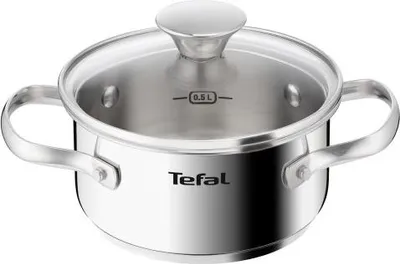 Zdjęcie produktu dla Garnek 16 cm emaliowany z pokrywką Tefal Minis