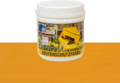 Produktbild von Beutenschutzfarbe Lasur kieferngelb : 0,5 kg