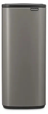 Zdjęcie produktu dla Brabantia Bo Touch Bin, 10 l, Prostokątny, Stal, Platyna, Plastik, Pedał