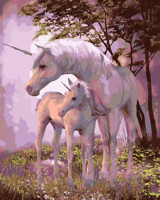 Image de NORIMPEX Peinture de numéros de licornes 40 x 50 5645 (31122)