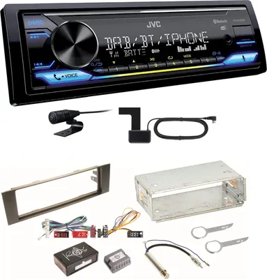 Produktbild von JVC KD-X472DBT Digitalradio Bluetooth USB MP3 FLAC Einbauset für Audi A3 8P 8PA