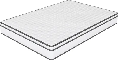 Image de Matelas, tissu 3D respirant, mousse haute densité, blanc, 140 x 200 cm
