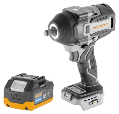 Produktbild von ProCraft Industrial IW850A-BB Akku Schlagschrauber 20 V 850 Nm 1/2" Brushless + 1x Akku 4,0 Ah - ohne Ladegerät