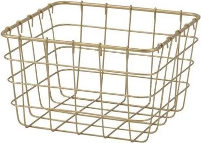 Produktbild von Joy-Korb, H. 9 x B. 15 x T. 15 cm, goldfarbenes Metall