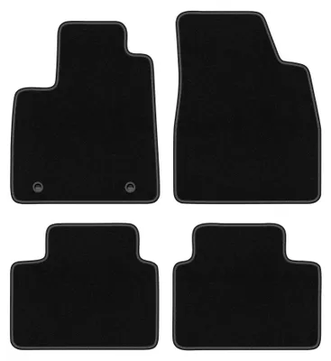 Productafbeelding van Velours automatten voor MG 3 vanaf 2024 – 4-delig, zwart, op maat – Wielganizator BASIC