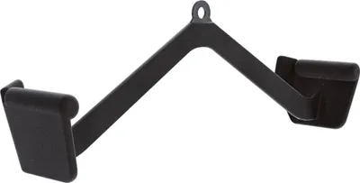 Produktbild von GORILLA SPORTS® Rudergriffe - V Form, T-Stange, Latzugstange, Stahl mit Gummi Hand-Grips - Riemenscheibe für Kabelmaschine, Trizeps Griffe, Pull-Down, Kabelzug, Krafttraining