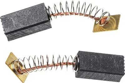 Produktbild von vhbw 2x Kohlebürste 17 x 8 x 6,25 mm Ersatz für AEG SMA1029 für Elektrowerkzeug + Feder