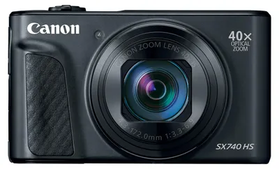 Produktbild von Canon PowerShot SX740 HS - Schwarz, 20,3 MP, 5184 x 3888 Pixel, CMOS, 40x, 4K Ultra HD, Schwarz