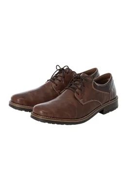 Produktbild von Rieker Herren Schnürschuh elegant Ziernaht Halbschuh 13200, Größe:43 EU, Farbe:Braun