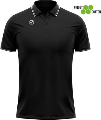 Produktbild von Poloshirt Givova Schwarz-weiß Schwarz 2xl - M