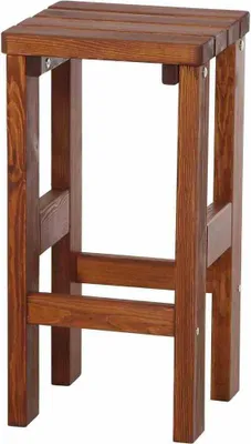 Produktbild von Natura Tessin Barhocker 39x39x76cm Kiefernholz