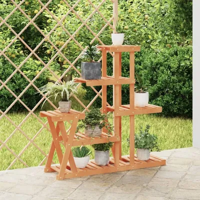 Produktbild von "2026 Promotion" Blumenständer - Pflanzenständer - 95x25x96 cm - Massivholz Tanne - Beete CC22080
