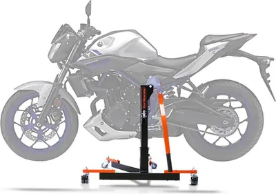 Zdjęcie produktu dla Stojak centralny CS Power Evo do Yamaha MT-03 16-22 pomarańczowy