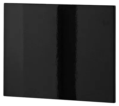 Image de Armoire à chaussures noire, laquée, avec porte à rabat pour l'entrée