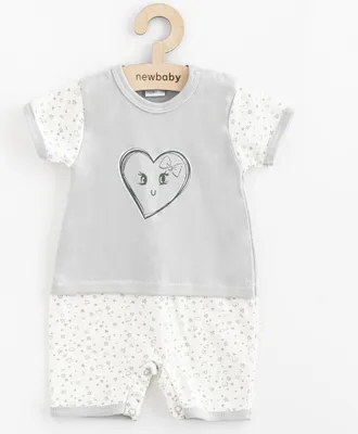 Immagine prodotto di Tutina estiva in cotone per neonati New Baby Hearts, taglia 68 (4-6 mesi)