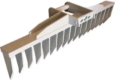 Produktbild von Roderechen CW05 Wurzelreche Feinwurzelschneide Minibagger Rechen Breite 100cm