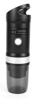 Produktbild von Tragbare Kaffeemaschine – 3-in-1-Kaffeemaschine mit schneller Selbstaufheizung, 20 bar, 9600 mAh, wiederaufladbare elektrische Kaffeemaschine für Camping, Reisen und das Büro – Schwarz