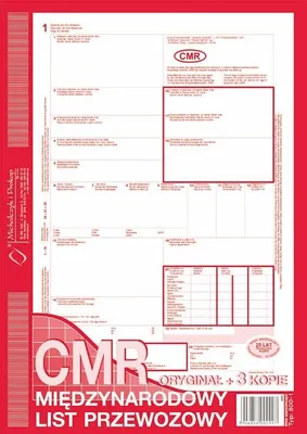 Obrázok produktu pre Medzinárodný nákladný list CMR 800-3N