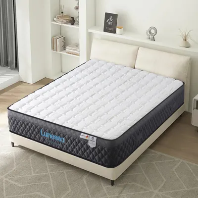 Produktbild von Lunessa Sapphire - 7-Zonen H3/H4 Orthopädische Hybrid-Matratze, 27 cm Höhe, Euro-Top, 180 x 200