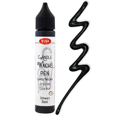 Immagine prodotto di Viva Decor 318080001 ViVA DECOR Candle Wax Pen, 28 ml, nero