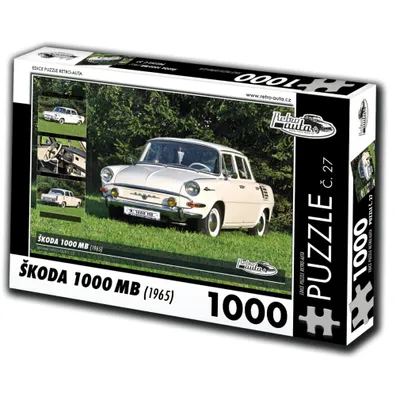 Obrázok produktu pre Puzzle č. 27 - ŠKODA 1000 MB (1965) 1000 dielikov