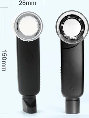 Produktbild von Beleuchtete Lupe, 60-Fach über USB Wiederaufladbar, Beleuchtete Lupe mit 2-Farben-Beleuchtung, Einstellbare Brennweite für die Wertschätzung von Gemälden