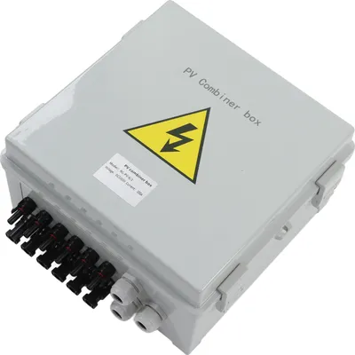 Produktbild von PV Combiner Box 6 Strings IP67 Wasserdichte Solar Combiner Box mit 15A Sicherung 40KA Überspannungsschutz DC1000V