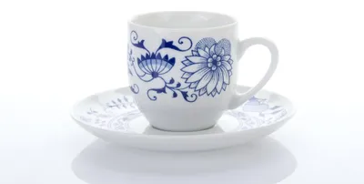 Produktbild von Thun 1794 Kaffeetasse mit Untertasse, Tschechisches Porzellan, 170 ml, Saphyr, Zwiebel, Thun