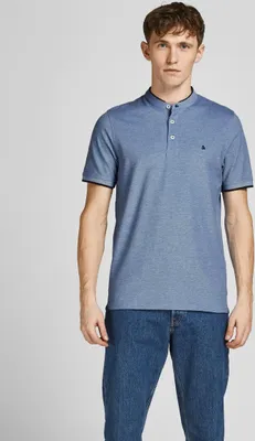 Produktbild von JACK & JONES Herren Poloshirt JJEpaulos Mao Polo
